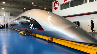 Así es Quintero One, la primera cápsula tamaño real de Hyperloop que fue construida en España<em></em>